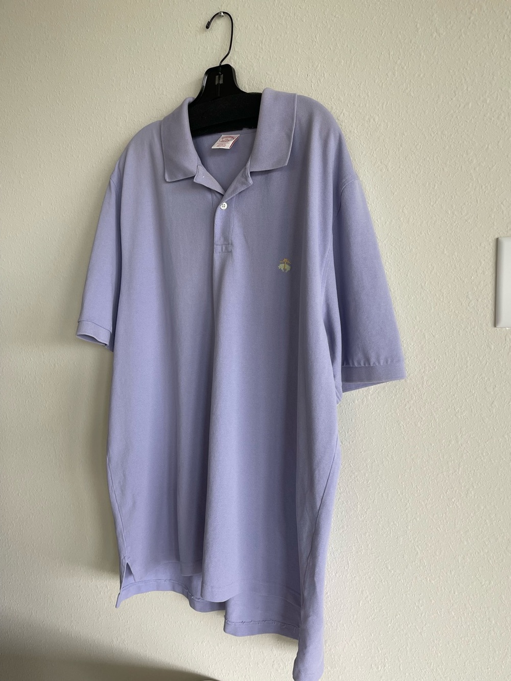 Brooks Brothers  Polo Shirt Mens  XXL Purple ( lavender) Original Fit Cotton